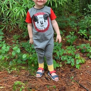 Rag to Raches Disney Mickey Mouse 3/4